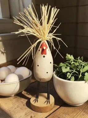 Edith and Guy John | Art | Native American Navajo Folk Art Chicken By ...